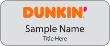 (image for) Dunkin' Standard Silver Badge