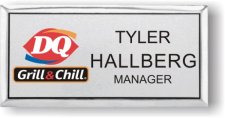 (image for) Dairy Queen Logo A Executive Silver Badge