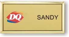 (image for) Dairy Queen Logo B Executive Gold Badge