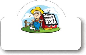 (image for) Dave\'s Goody Barn Full Color Logo Only Badge