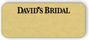 (image for) David\'s Bridal Gold Logo Only Badge