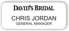(image for) David's Bridal White Badge