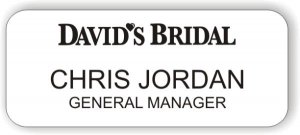 (image for) David\'s Bridal White Badge