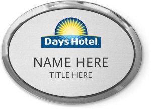 (image for) Days Hotel Silver Executive Oval Badge