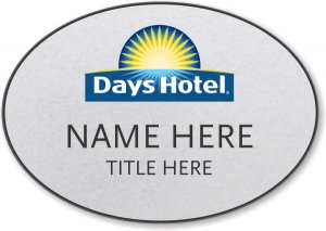 (image for) Days Hotel Silver Oval Badge