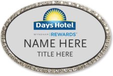 (image for) Days Hotel / Wyndham Oval Silver Bling Badge