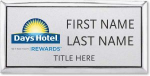 (image for) Days Hotel / Wyndham Silver Executive Badge - Stacked Name