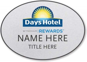 (image for) Days Hotel / Wyndham Silver Oval Badge