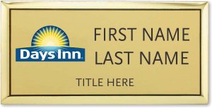 (image for) Days Inn Gold Executive Badge - Stacked Name