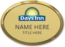 (image for) Days Inn Gold Executive Oval Badge