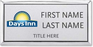 (image for) Days Inn Silver Executive Badge - Stacked Name