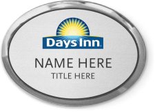 (image for) Days Inn Silver Executive Oval Badge