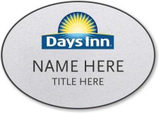 (image for) Days Inn Silver Oval Badge