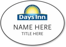 (image for) Days Inn White Oval Badge