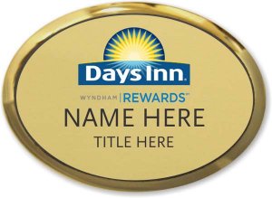 (image for) Days Inn / Wyndham Gold Executive Oval Badge