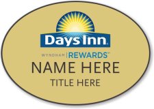 (image for) Days Inn / Wyndham Gold Oval Badge