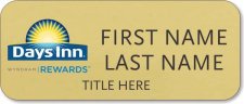 (image for) Days Inn / Wyndham Gold Badge - Stacked Name