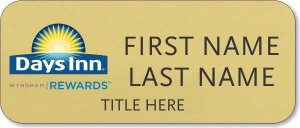 (image for) Days Inn / Wyndham Gold Badge - Stacked Name