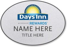 (image for) Days Inn / Wyndham Silver Oval Badge