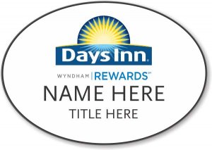 (image for) Days Inn / Wyndham White Oval Badge