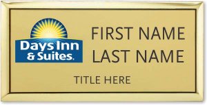 (image for) Days Inn & Suites Gold Executive Badge - Stacked Name