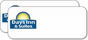 (image for) Days Inn & Suites White Logo Only Badge (25 Pack)