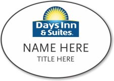 (image for) Days Inn & Suites White Oval Badge