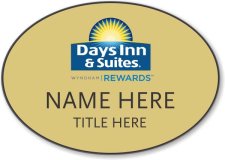 (image for) Days Inn & Suites / Wyndham Gold Oval Badge