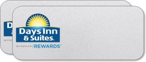 (image for) Days Inn & Suites / Wyndham Silver Logo Only Badge (25 Pack)