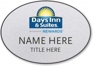 (image for) Days Inn & Suites / Wyndham Silver Oval Badge