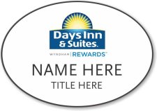 (image for) Days Inn & Suites / Wyndham White Oval Badge