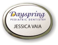 (image for) Dayspring Pediatric Dentistry Executive Oval Silver Badge