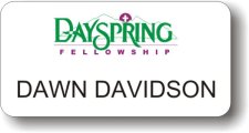 (image for) Dayspring Fellowship White Regular Badge