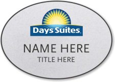 (image for) Days Suites Silver Oval Badge