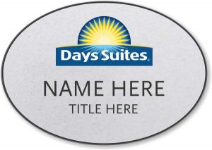 (image for) Days Suites Silver Oval Badge