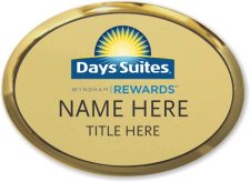 (image for) Days Suites / Wyndham Gold Executive Oval Badge