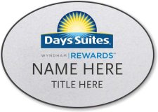 (image for) Days Suites / Wyndham Silver Oval Badge