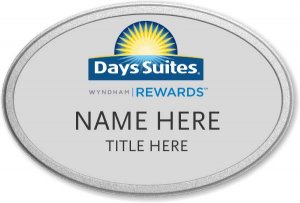 (image for) Days Suites / Wyndham Oval Silver Pebbled Frame Prestige Badge