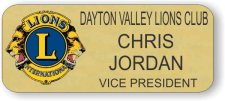 (image for) Dayton Valley Lions Club Gold Badge