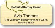 (image for) Default Attorney Group Shaped Gold Badge