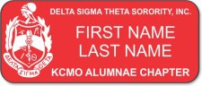 (image for) Delta Sigma Theta Sorority KCMO Alumnae Red Badge
