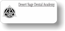 (image for) Desert Sage Academy White Badge Logo Only