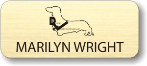 (image for) Desert Valley Dachshund Club Gold Badge