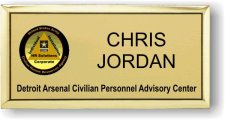 (image for) Detroit Arsenal Civilian Personnel Advis Gold Executive Badge