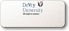 (image for) DeVry University Silver Logo Only Badge