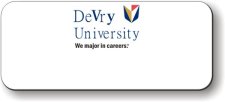 (image for) DeVry University White Logo Only Badge