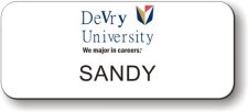 (image for) DeVry University White Badge