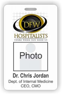 (image for) DFW Hospitalists Photo ID Badge