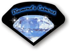 (image for) Diamond's Cabaret Diamond Shaped Badge Logo Only