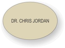 (image for) Disney Pet Hospital Executive Ivory Oval Badge
